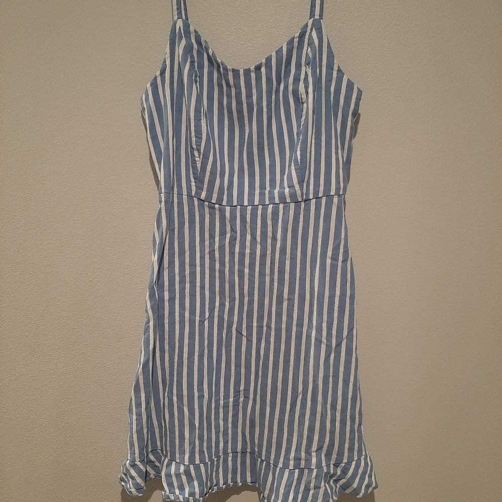 old navy pinstrip dress